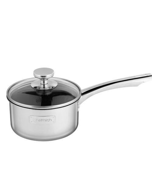 Quánh Inox 2 lớp chống dính đáy liền Tri-max EL-3783 size 14cm
