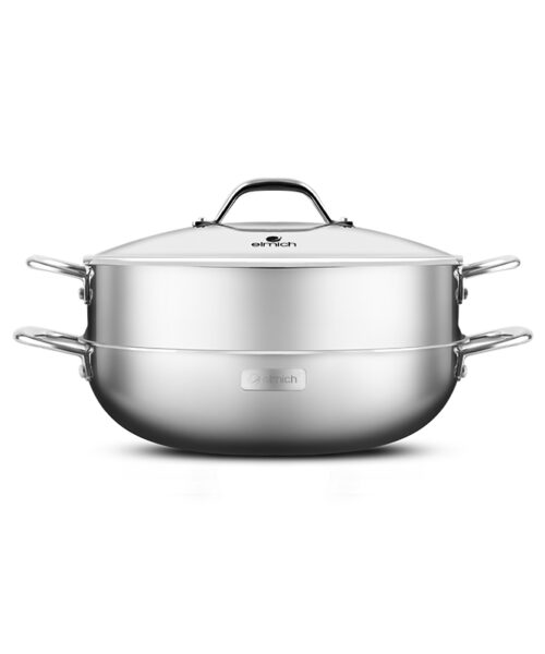 Chảo hấp đa năng inox liền khối Elmich Trimax CZ EL-3832 size 28cm