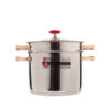 Nồi hấp ELMICH Inox 304 Red Velvet 24cm EL5585