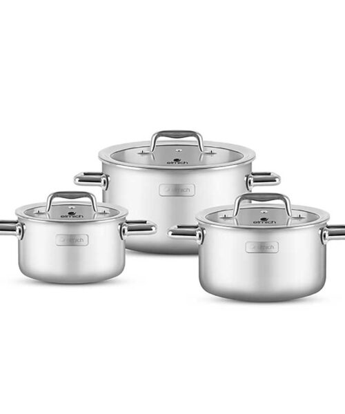 Bộ nồi inox liền khối Elmich Trimax ECO EL-8001 size 18, 20, 26cm