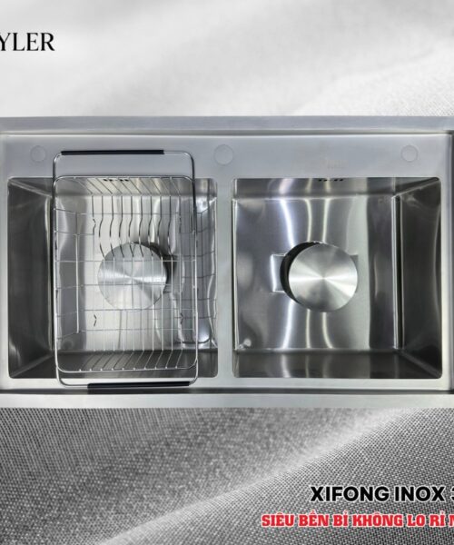 Chậu rửa bát 2 hố Byler BCRB 8602