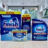 Combo Finish: Viên rửa Classic 90 viên+Muối 1.2kg+Nước làm bóng 750ml + Dung dịch vệ sinh Finish