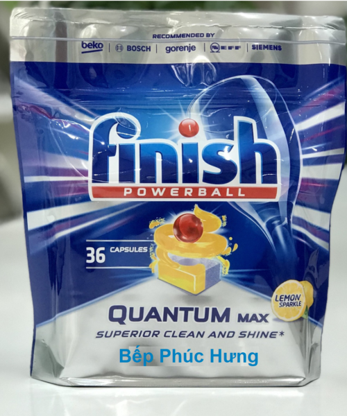 Viên rửa bát Finish Quantum Max 36 viên
