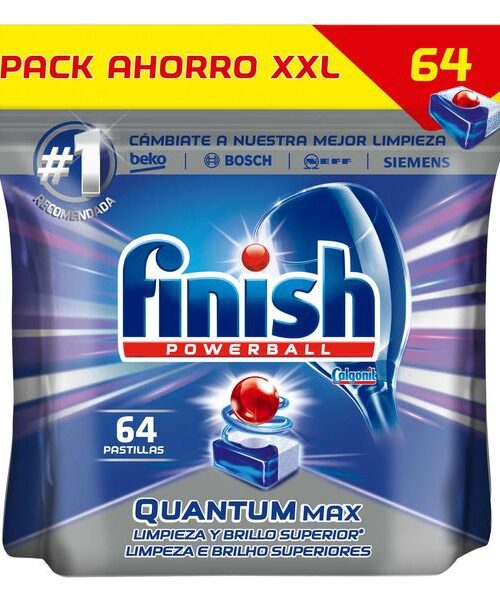 Viên rửa bát Finish Quantum Max 64 viên