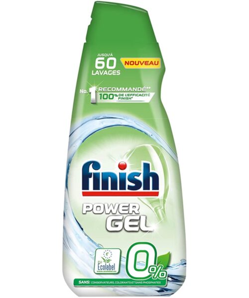 Gel rửa bát Finish Eco 0% 900ml