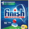 Viên rửa bát Finish All in one 90 viên - Hương Chanh